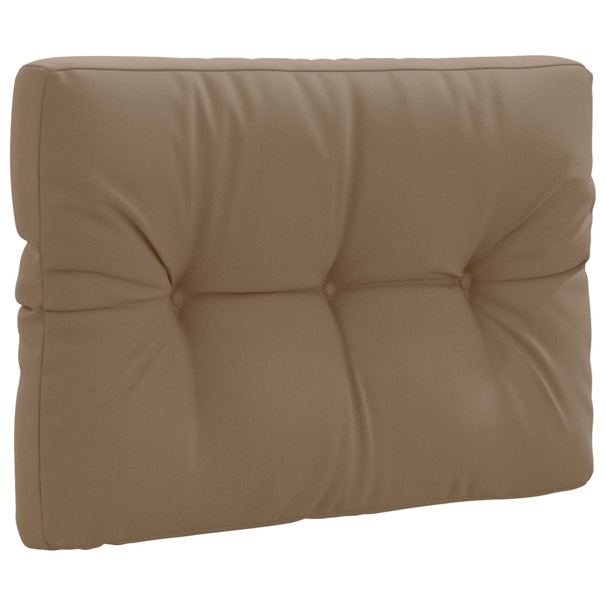 Pallet Rugkussen VIANEN 100% Polyester Taupe 70 x 40 x 12 cm