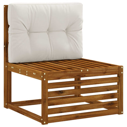 Pallet Rugkussen VIANEN 100% Polyester Wit 70 x 40 x 12 cm