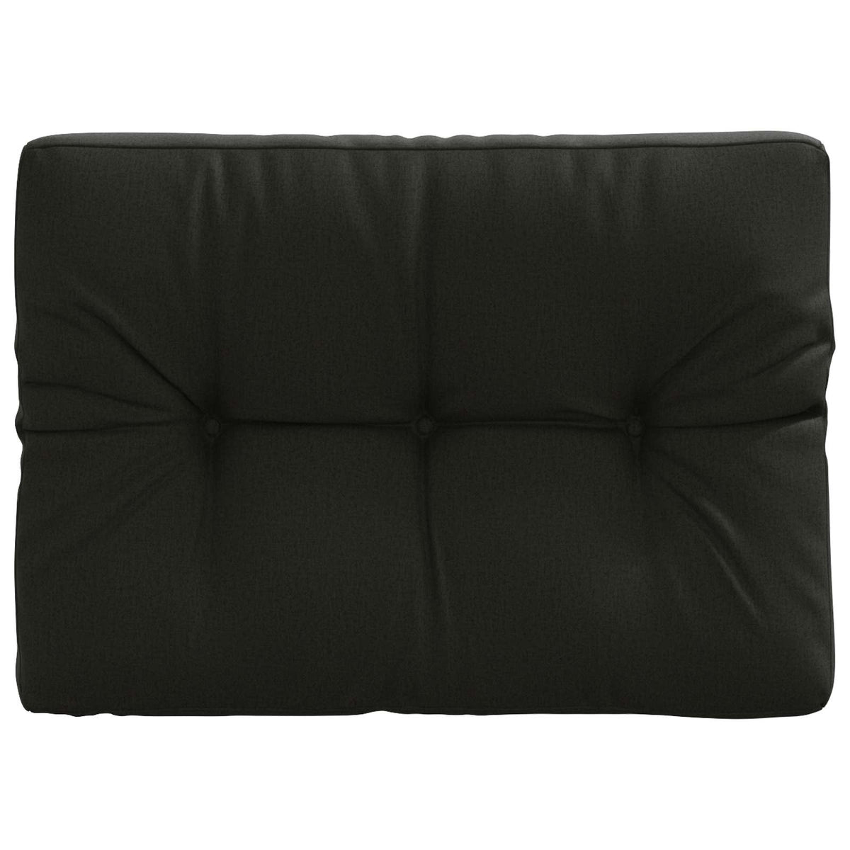 Pallet Rugkussen VIANEN 100% Polyester Zwart 70 x 40 x 12 cm