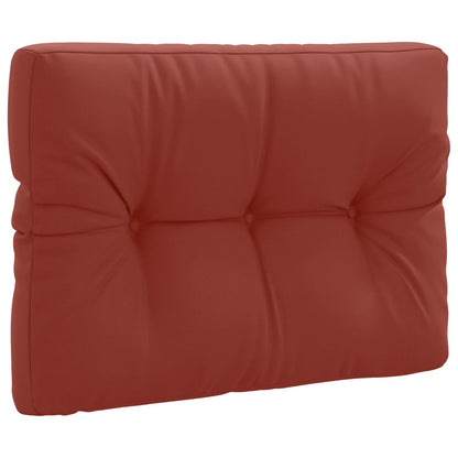 Pallet Rugkussen VIANEN 100% Polyester Rood 70 x 40 x 12 cm
