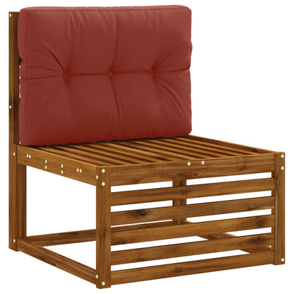 Pallet Rugkussen VIANEN 100% Polyester Rood 70 x 40 x 12 cm