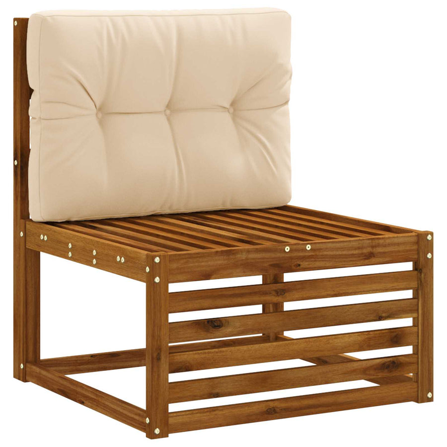 Pallet Rugkussen VIANEN 100% Polyester Crèmekleurig