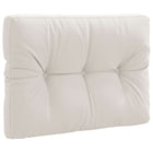 Palletkussen 70x50x12 cm wit polyester