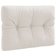 Palletkussen 70x50x12 cm wit polyester