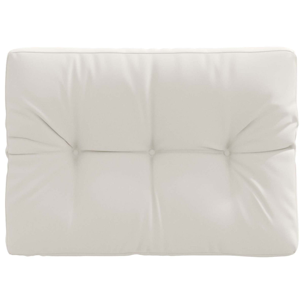 Pallet Rugkussen VIANEN 100% Polyester Wit 70 x 50 x 12 cm
