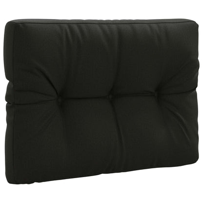 Pallet Rugkussen VIANEN 100% Polyester Zwart 70 x 50 x 12 cm