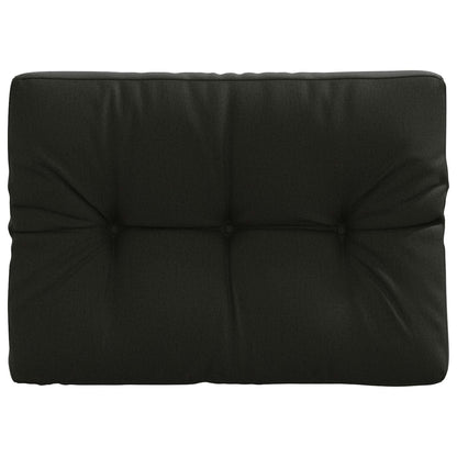 Pallet Rugkussen VIANEN 100% Polyester Zwart 70 x 50 x 12 cm