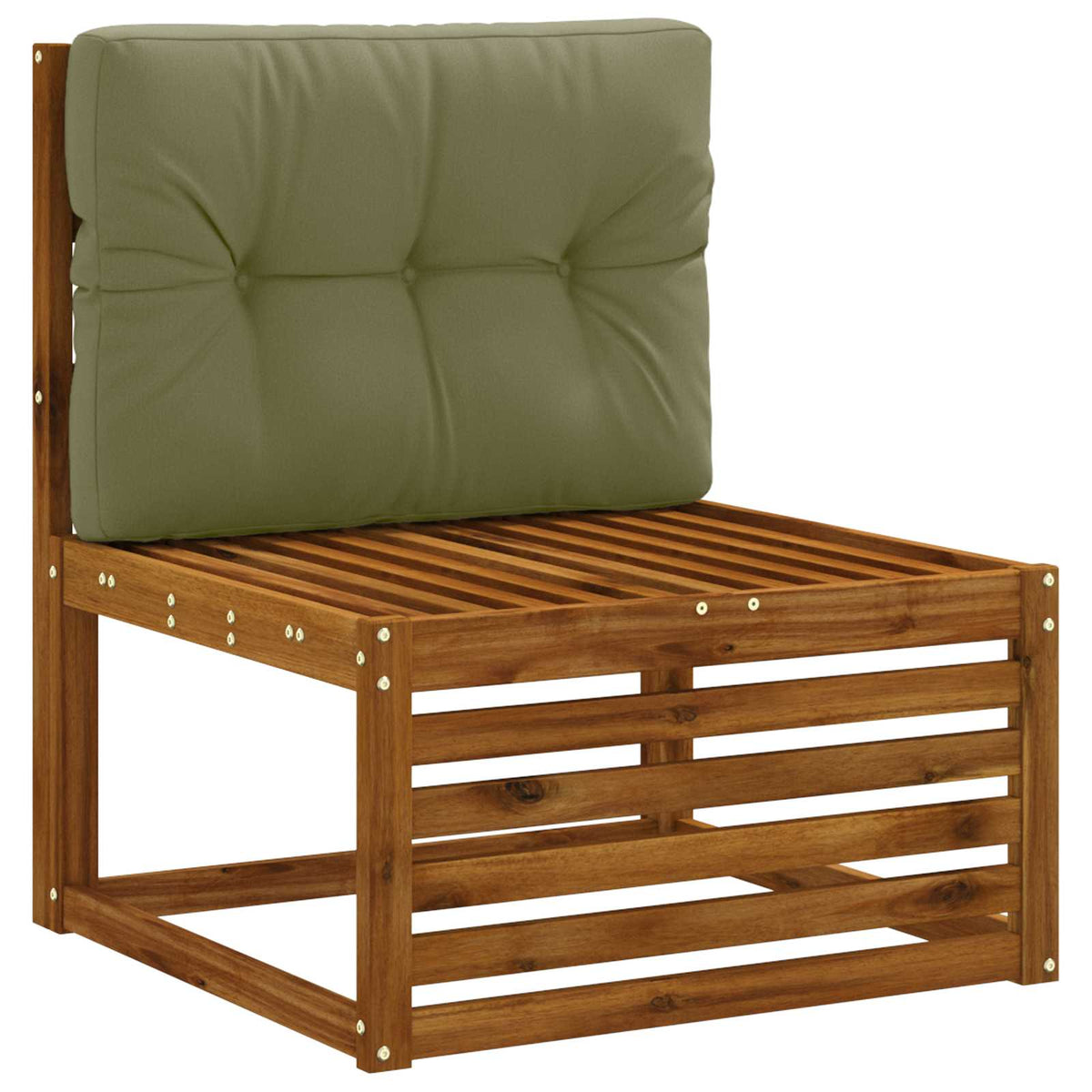 Pallet Rugkussen VIANEN 100% Polyester Olijfgroen