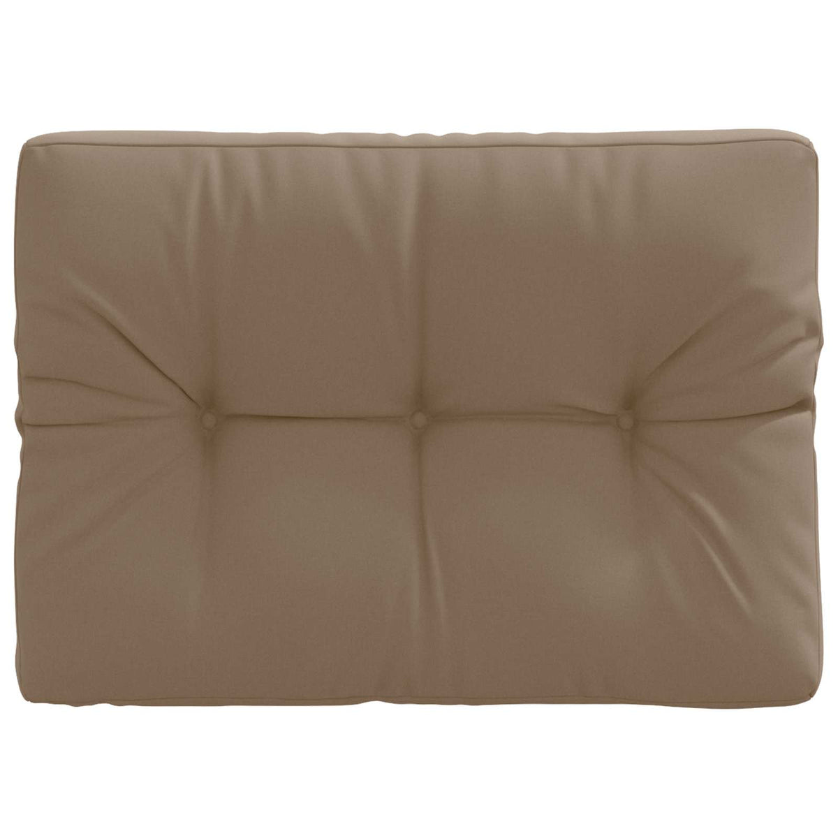 Pallet Rugkussen VIANEN 100% Polyester Taupe 70 x 60 x 12 cm