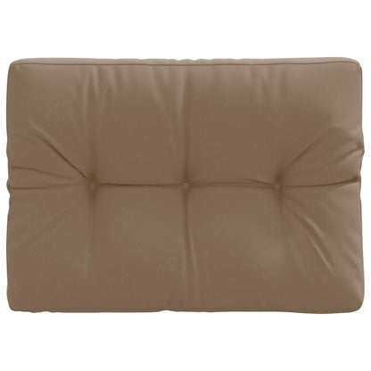 Pallet Rugkussen VIANEN 100% Polyester Taupe 70 x 60 x 12 cm