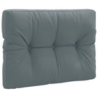 Pallet rugkussen 70x60x12 cm blauw polyester