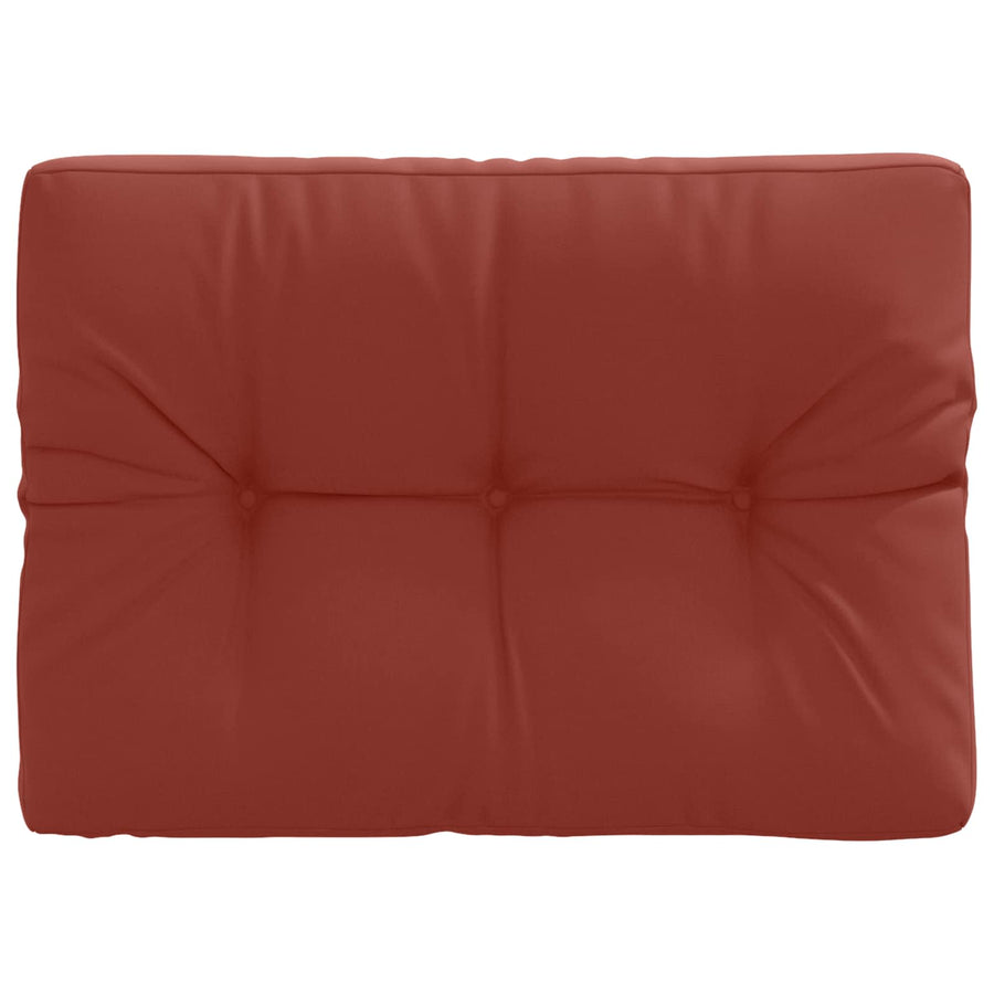 Pallet Rugkussen VIANEN 100% Polyester Rood 70 x 60 x 12 cm