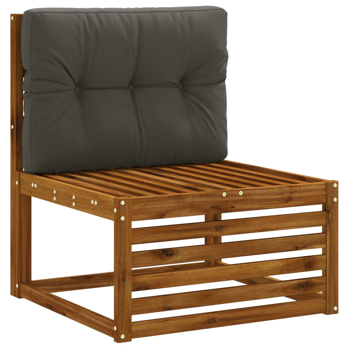 Pallet Rugkussen VIANEN 100% Polyester Antraciet