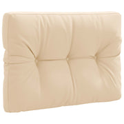 Pallet rugkussen crèmekleurig polyester