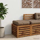 Zitkussen 50x50x12 cm polyester taupe