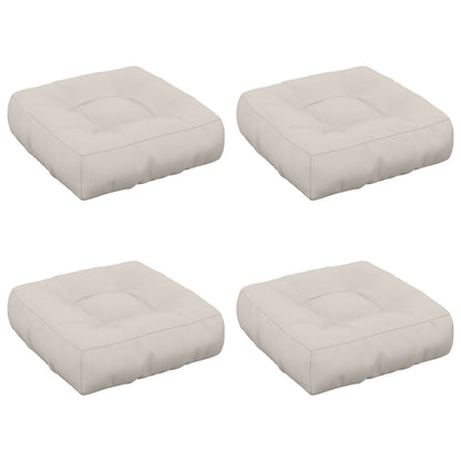 4-Piece Zitkussens VIANEN 4 pcs 100% Polyester Wit