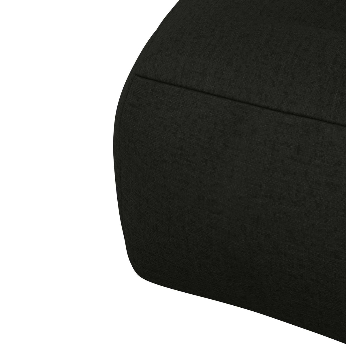 1-Piece Zitkussen VIANEN 100% Polyester Zwart 40 x 40 x 12 cm