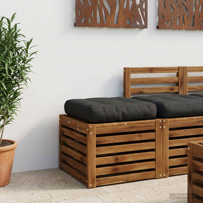 1-Piece Zitkussen VIANEN 100% Polyester Zwart 40 x 40 x 12 cm