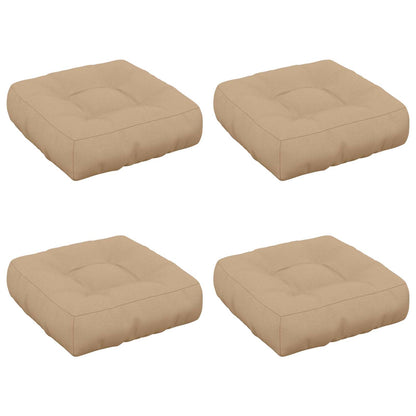 4-Piece Zitkussens VIANEN 4 pcs 100% Polyester Zand