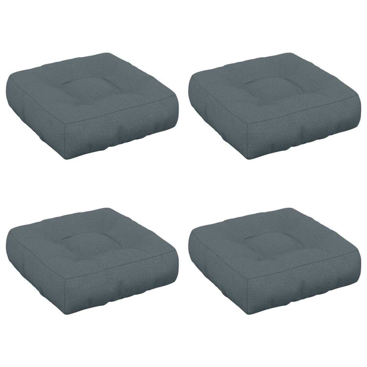 4-Piece Zitkussens VIANEN 4 pcs 100% Polyester Blauw