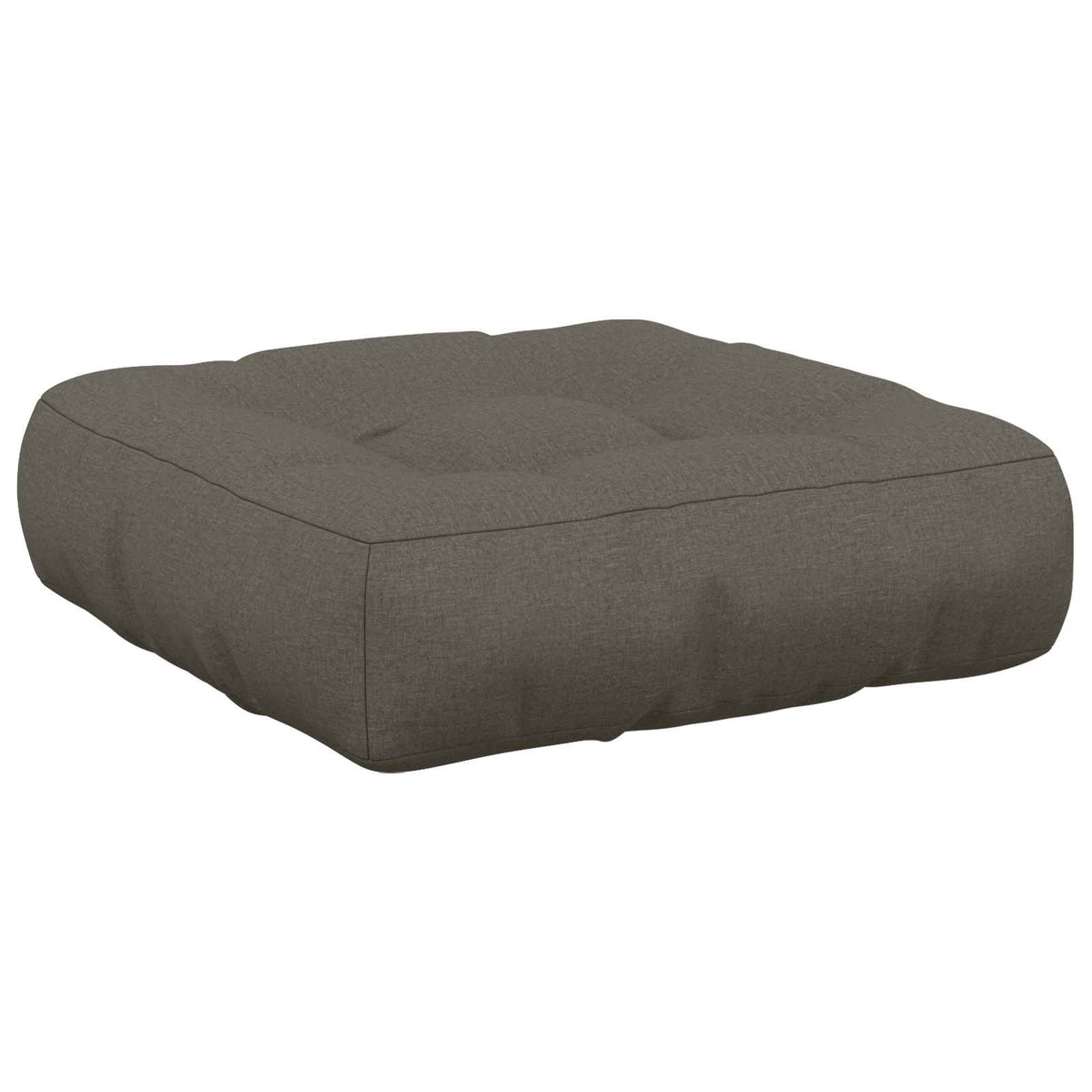 1-Piece Zitkussen VIANEN 100% Polyester Grijs 50 x 50 x 12 cm