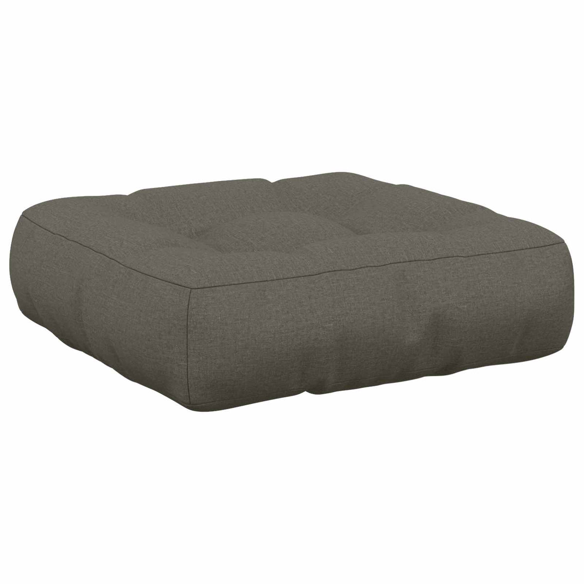 1-Piece Zitkussen VIANEN 100% Polyester Grijs 50 x 50 x 12 cm