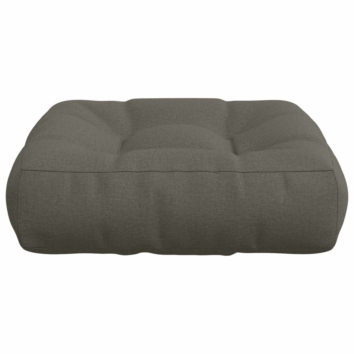 1-Piece Zitkussen VIANEN 100% Polyester Grijs 50 x 50 x 12 cm