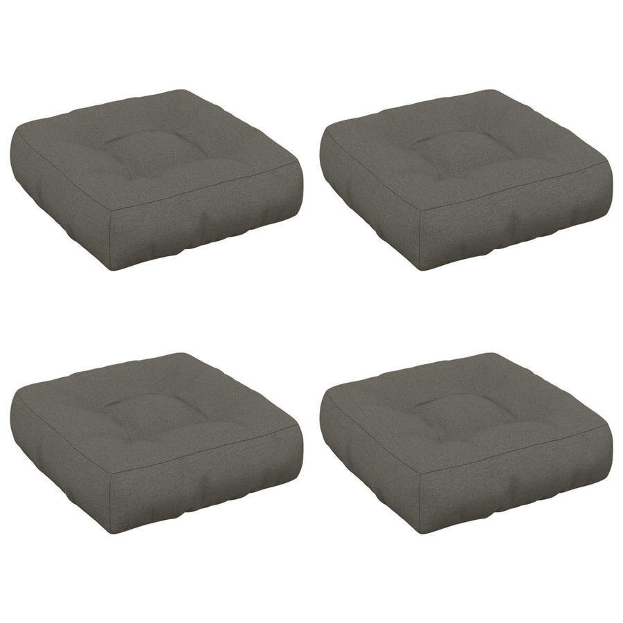 4-Piece Zitkussens VIANEN 4 pcs 100% Polyester Grijs