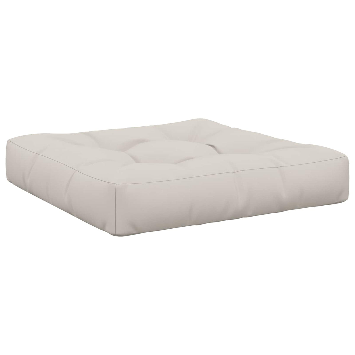 1-Piece Zitkussen VIANEN 100% Polyester Wit 60 x 60 x 12 cm