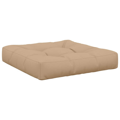1-Piece Zitkussen VIANEN 100% Polyester Zand 60 x 60 x 12 cm
