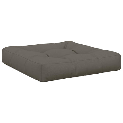 1-Piece Zitkussen VIANEN 100% Polyester Grijs 60 x 60 x 12 cm