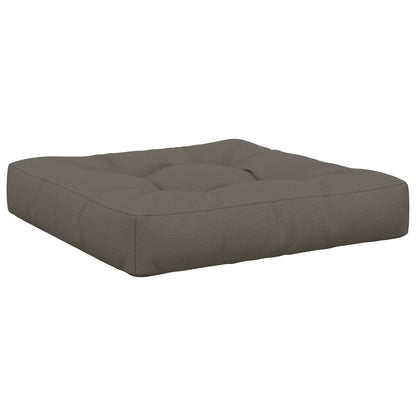 1-Piece Zitkussen VIANEN 100% Polyester Grijs 60 x 60 x 12 cm