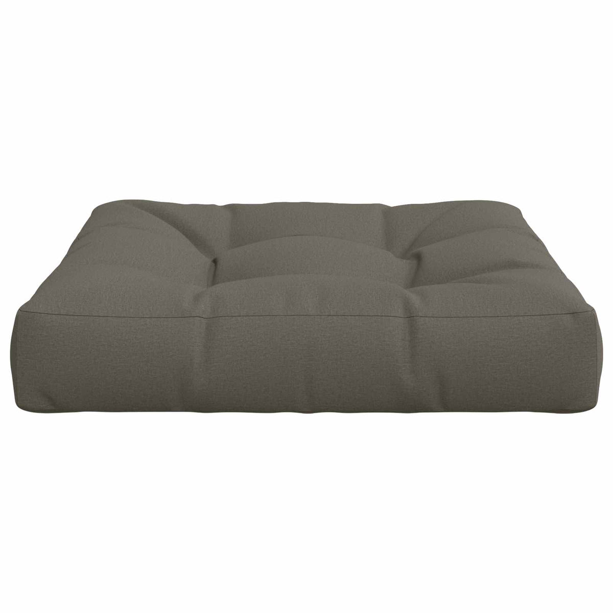 1-Piece Zitkussen VIANEN 100% Polyester Grijs 60 x 60 x 12 cm