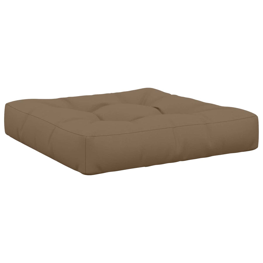 1-Piece Zitkussen VIANEN 100% Polyester Taupe 70 x 70 x 12 cm