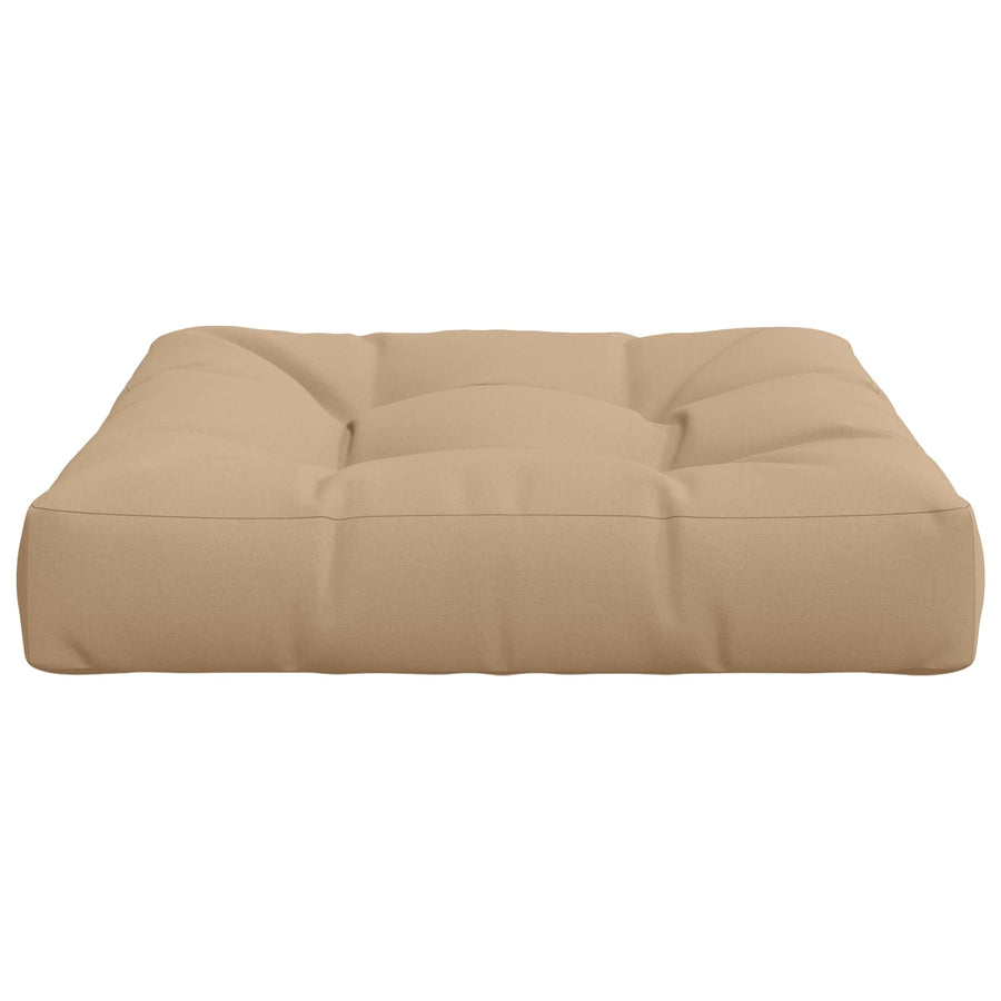 1-Piece Zitkussen VIANEN 100% Polyester Zand 80 x 80 x 12 cm