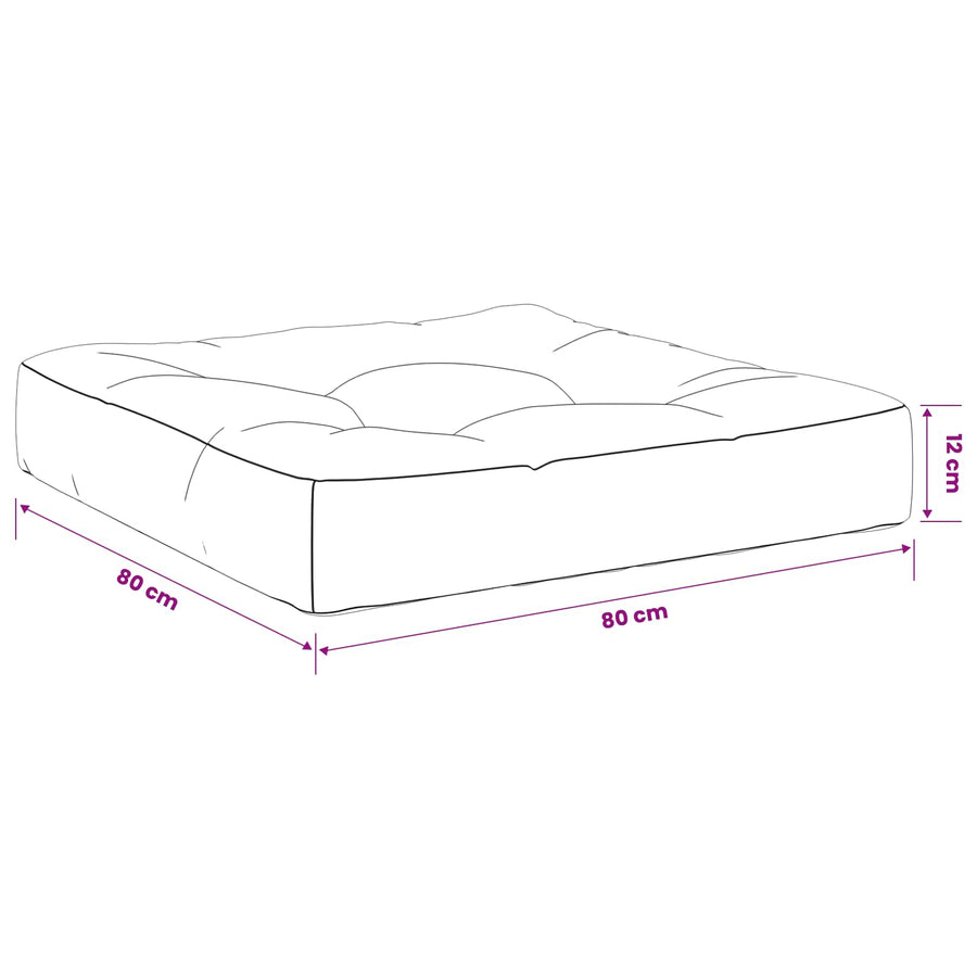 1-Piece Zitkussen VIANEN 100% Polyester Donkerblauw