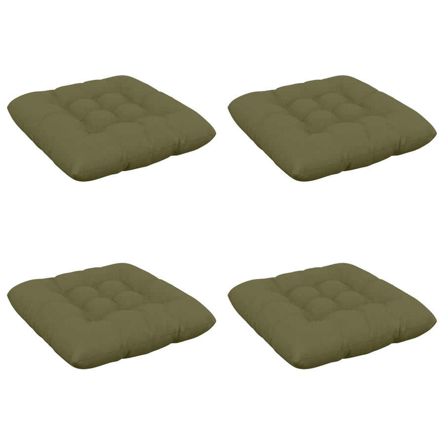 Zitkussens VIANEN 4 st 100% Polyester Olijfgroen