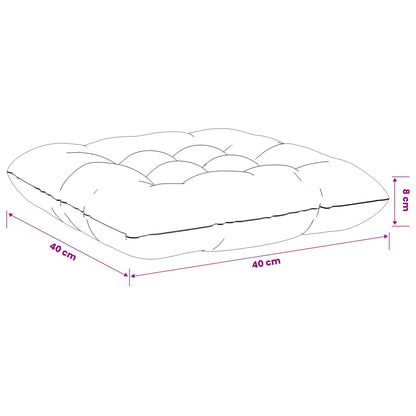 Zitkussens VIANEN 4 st 100% Polyester Wit 40 x 40 x 12 cm
