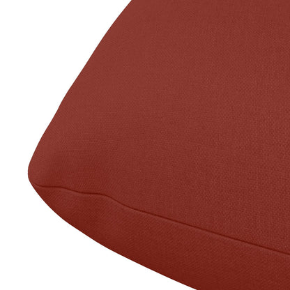 Zitkussens VIANEN 4 st 100% Polyester Rood 40 x 40 x 12 cm