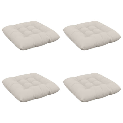 Zitkussens VIANEN 4 st 100% Polyester Wit 45 x 45 x 12 cm