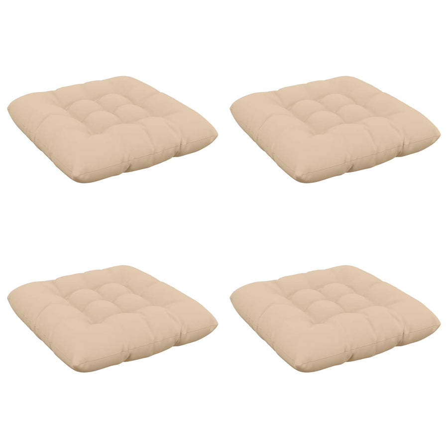 Zitkussens VIANEN 4 st 100% Polyester Crèmekleurig