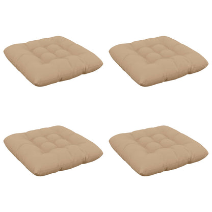 Zitkussens VIANEN 4 st 100% Polyester Zand 60 x 60 x 12 cm