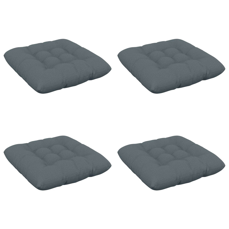 Zitkussens VIANEN 4 st 100% Polyester Blauw 60 x 60 x 12 cm