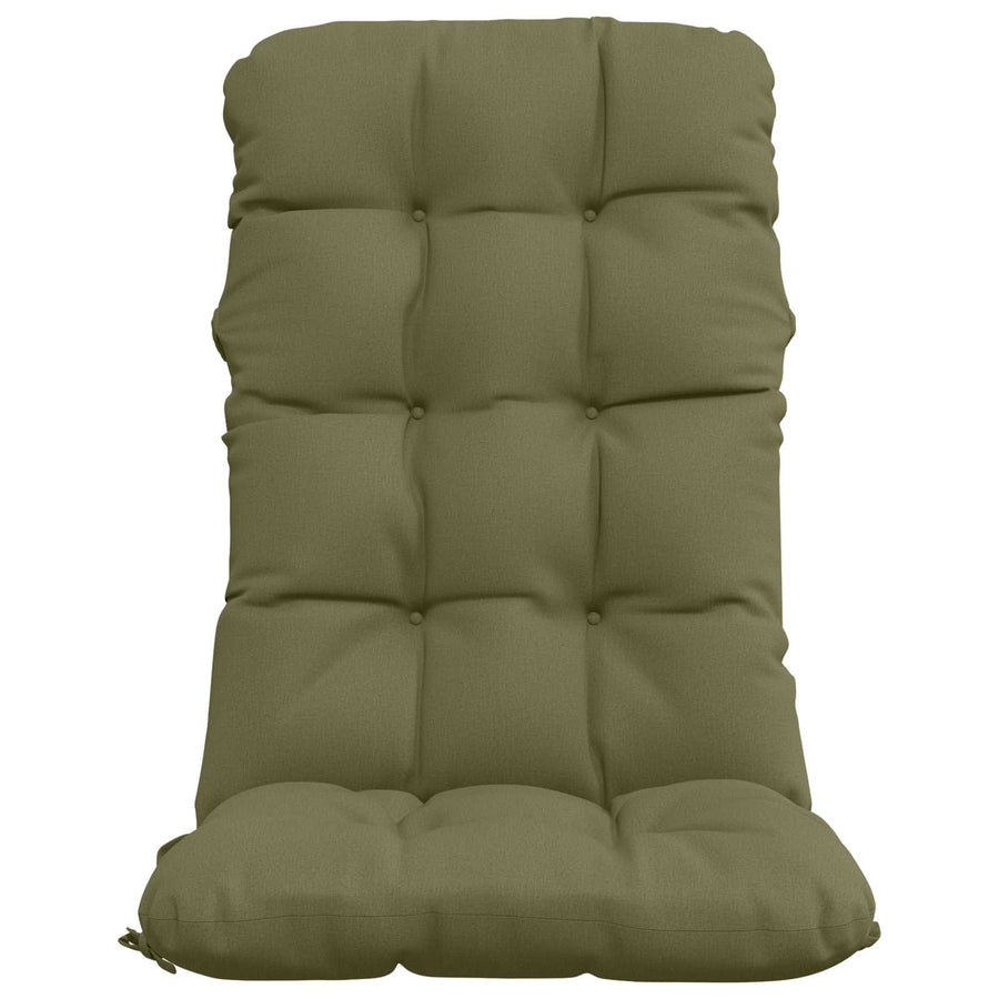 4-delige Hoogrug Kussen VIANEN 4 pcs 100% Polyester Olijfgroen