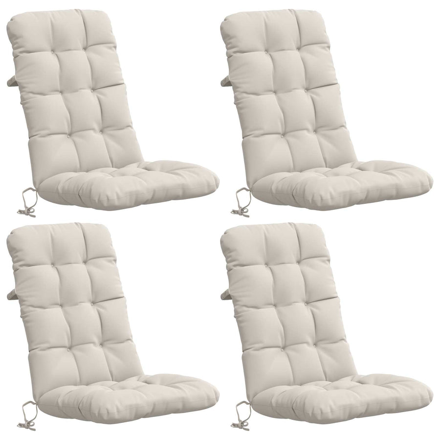 4-delige Hoogrug Kussen VIANEN 4 pcs 100% Polyester Wit