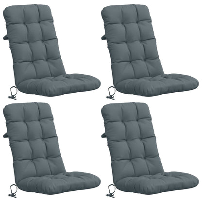 4-delige Hoogrug Kussen VIANEN 4 pcs 100% Polyester Blauw