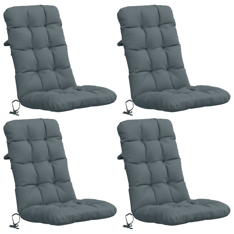 4-delige Hoogrug Kussen VIANEN 4 pcs 100% Polyester Blauw