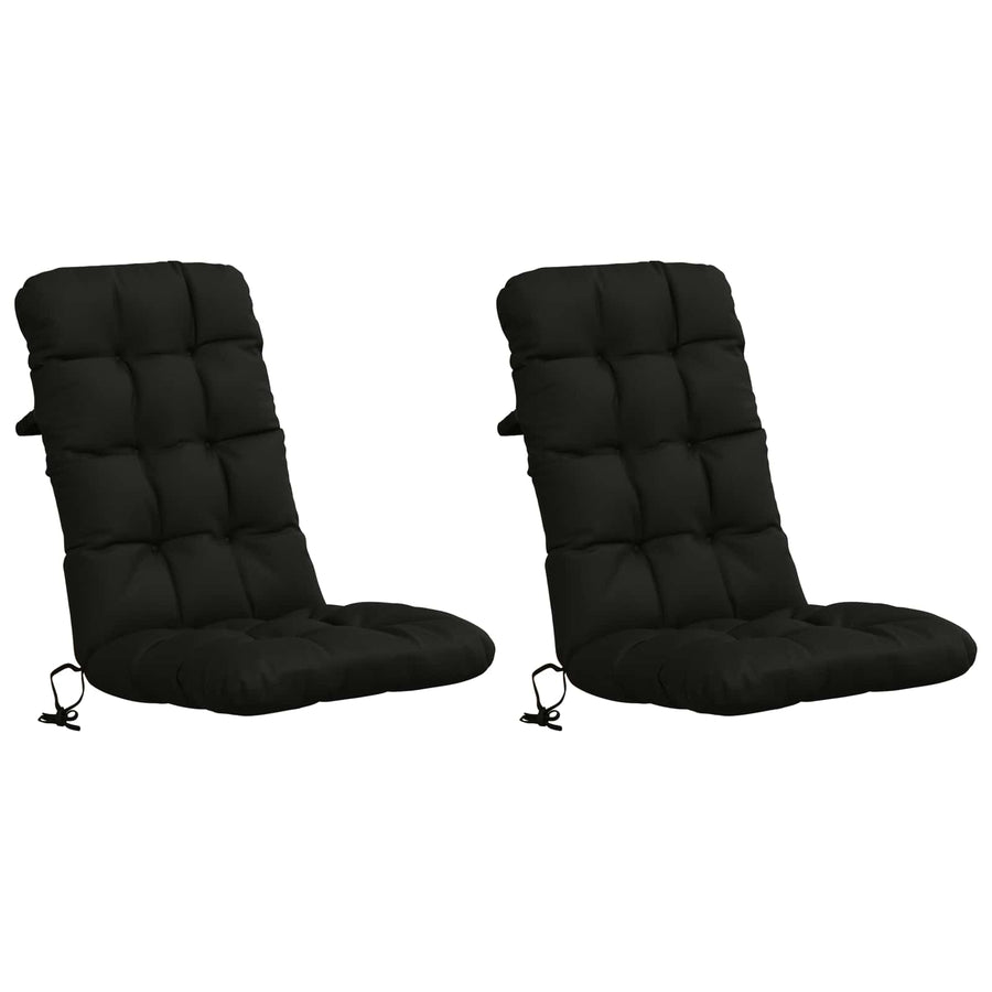 2-delige Hoogrug Kussen VIANEN 2 pcs 100% Polyester Zwart