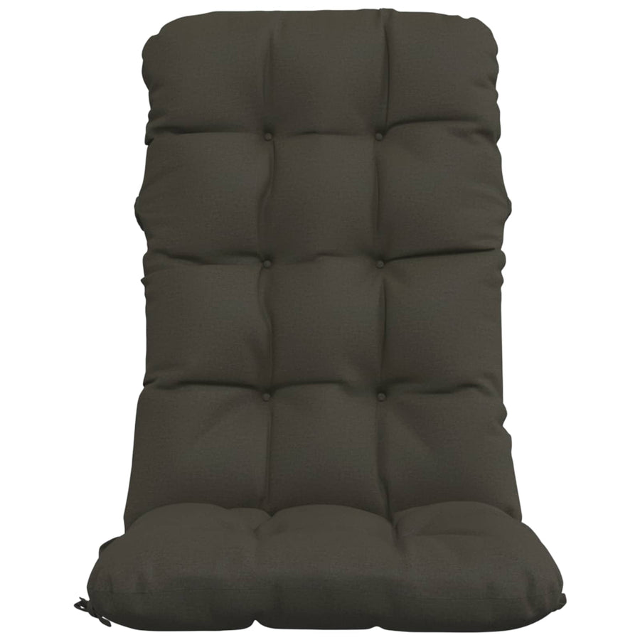 6-delige Hoogrug Kussen VIANEN 6 pcs 100% Polyester Antraciet