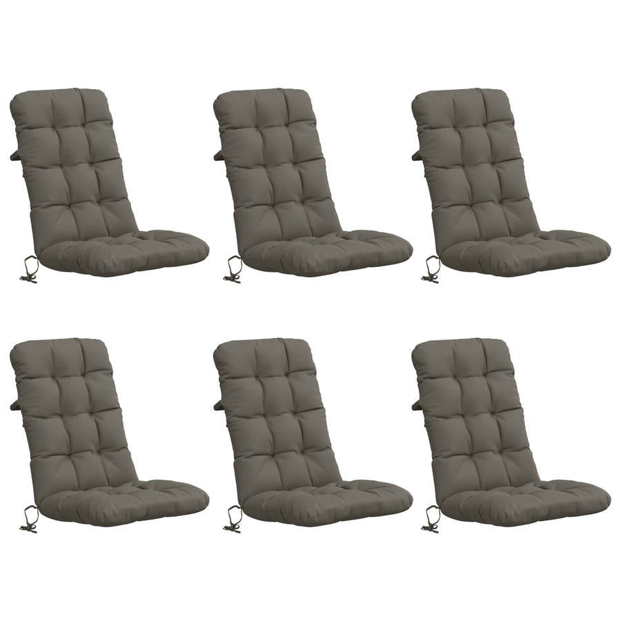 6-delige Hoogrug Kussen VIANEN 6 pcs 100% Polyester Grijs